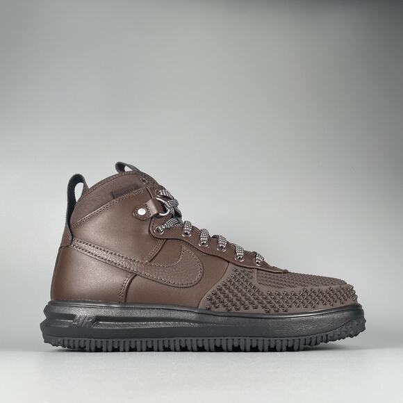 Nike Lunar Force 1 Men’s 8.5 Winterized Duck Boots Baroque Brown Sneakers Casual - Picture 5 of 8